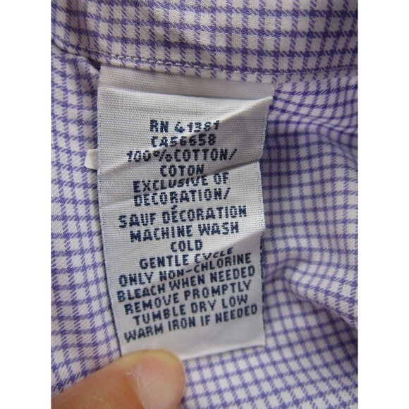 Ralph Lauren Shirt 17 Button Down Checkered Preppy Pony Breathable XL - Picture 10 of 11